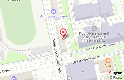 Продуктовый магазин в Ленинском районе на карте