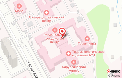 Центр урологии и онкологии на улице Кирова в Подольске на карте