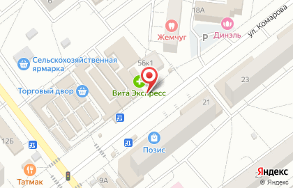 Экспресс Печать, г. Зеленодольск на улице Комарова на карте