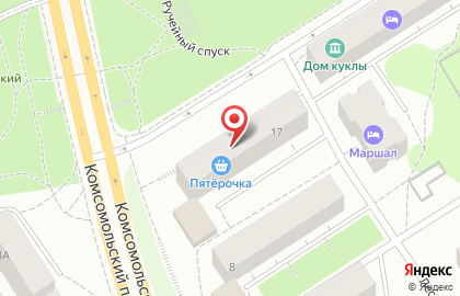 Школа-студия Estetica в Петрозаводске на карте