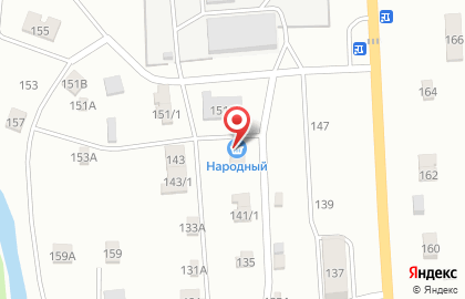 Магазин Народный на Советской улице на карте