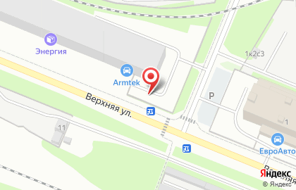 Шиномонтажная мастерская на Верхней (Парнас), 12а на карте