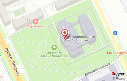 Буфет на проспекте Ленина на карте