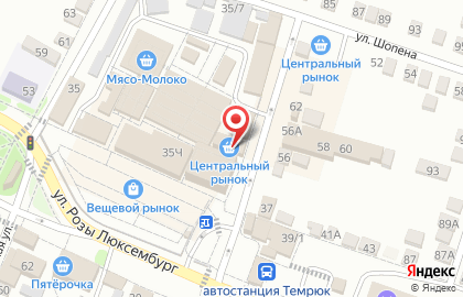 Агрокомплекс Агрокомплекс Выселковский на улице Розы Люксембург на карте