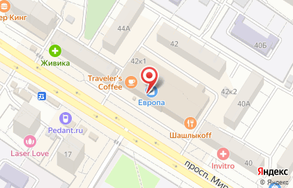 Школа танцев Сапфир в Советском районе на карте