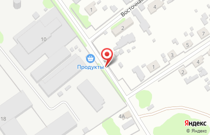 Продуктовый магазин в Омске на карте