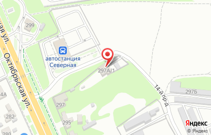 Мобильный шиномонтаж на Октябрьской улице на карте