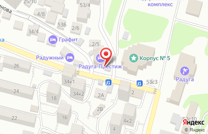 Мини-маркет Престиж в Центральном районе на карте