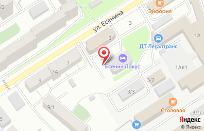 Автосервис на ул. Есенина, 5 к1 на карте