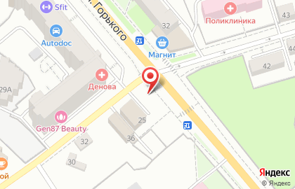 Агентство недвижимости Этажи на улице Горького на карте