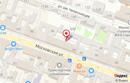 ОАО Национальный Банк Траст на Московской улице на карте