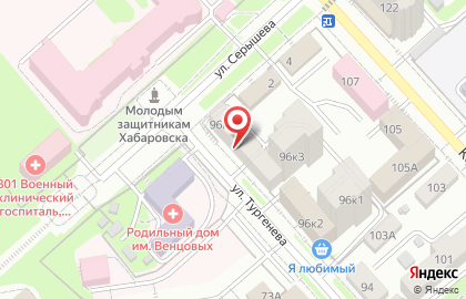 Vivid на улице Тургенева на карте