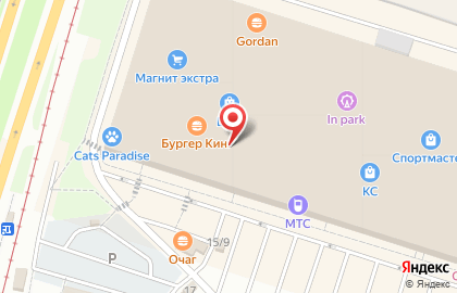 Супермаркет цифровой и бытовой техники DNS в Курчатовском районе на карте