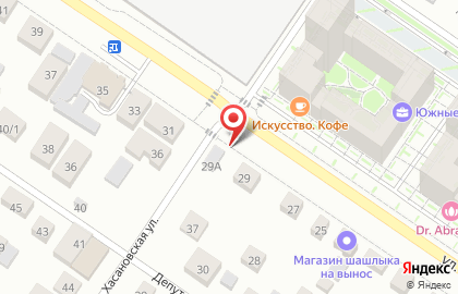 Автомойка на улице Шаумяна на карте