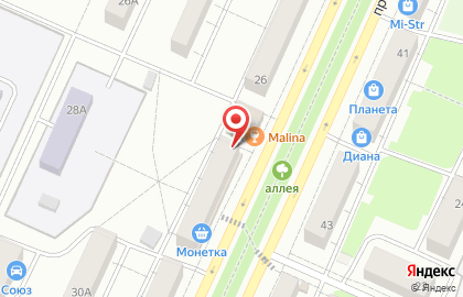 Магазин Венера на проспекте Ленина на карте