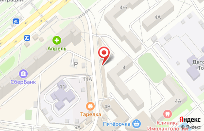 Сеть киосков молочных продуктов Белый медведь в Западном переулке на карте
