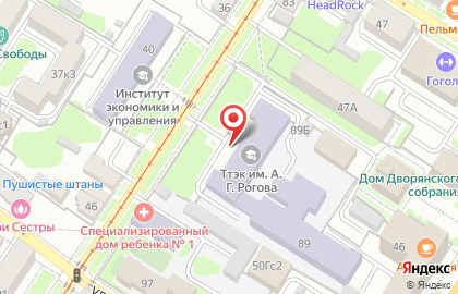 Тульский техникум экономики, финансов и информатики на карте