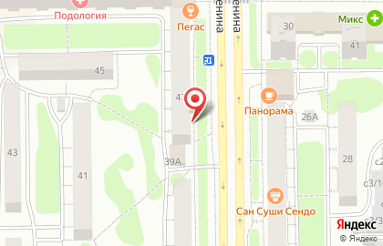 Магазин у дома Бристоль на проспекте Ленина на карте