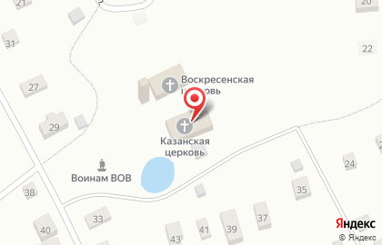 Храм Казанской Иконы Божией Матери в Пазушино на карте