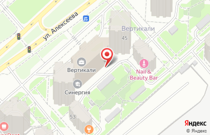 Центр оформления ДТП на улице Алексеева на карте