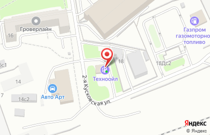 Московская Топливная Компания на Кусковской улице на карте