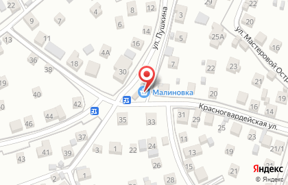 Продуктовый магазин Малиновка на карте