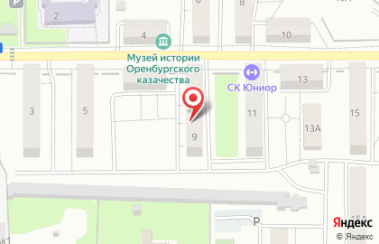 Ателье в Оренбурге на карте