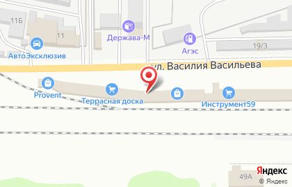 Магазин хозяйственных товаров Добрый Дом на улице Василия Васильева на карте