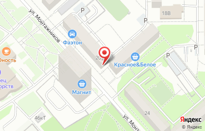 Мастерская памятников на улице Монтажников на карте