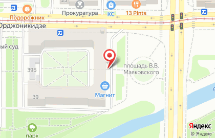 Парус в Новокузнецке на карте