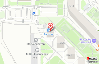 Продуктовый магазин в Москве на карте