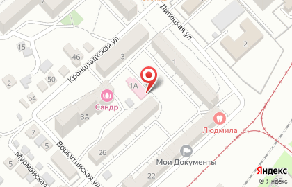Магазин строительно-отделочных материалов в Ворошиловском районе на карте