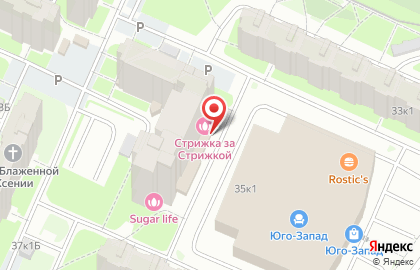 Супермаркет Пятёрочка в Санкт-Петербурге на карте