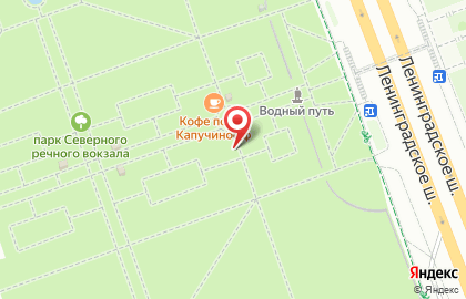 Киоск по продаже сувениров на Ленинградском шоссе на карте