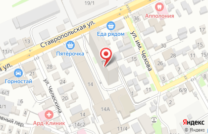 Магазин рыбы и раков на ​Ставропольской на карте