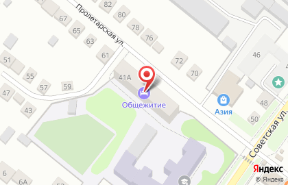 Участковый пункт полиции на Пролетарской улице на карте