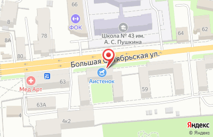 Ольга на Большой Октябрьской улице на карте