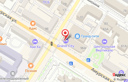 Банкомат СберБанк на Амурской улице, 96а на карте