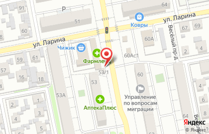 Водомат Родник здоровья в Центральном районе на карте