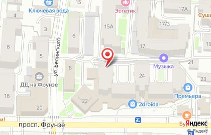 Рекламная группа Вместе на проспекте Фрунзе на карте