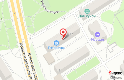 Кафе-бар Sova в Петрозаводске на карте