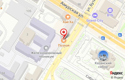 Кафе Позная в Центральном районе на карте