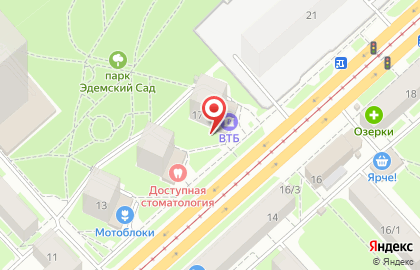 Банк ВТБ 24 в Калининском районе на карте