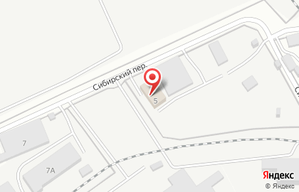 Омега в Сибирском переулке на карте