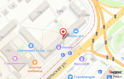 Магазин разливного пива БирМир в Заводском районе на карте
