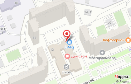 Культурный центр Лира на бульваре Адмирала Ушакова на карте