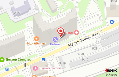 Медицинская лаборатория NovaScreen на Малой Филёвской улице на карте