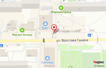 Павильон по продаже печатной продукции Роспечать на улице Ярослава Гашека, 14/5 на карте