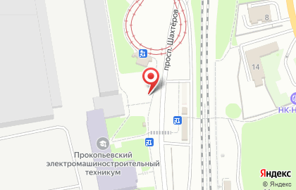 Киоск фруктов и овощей на проспекте Шахтёров на карте