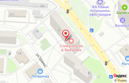 Молоко и мороженое, ИП Калашникова Г.А. на Угрешской улице на карте